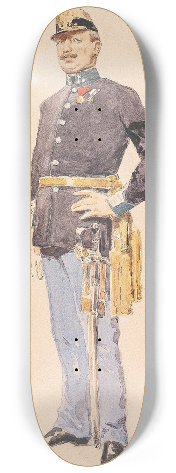 Alexander Pock - Offizier 8.25 inch art skate deck