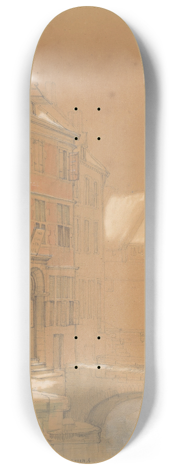 Alexander Schaepkens - Huis van leerlooiers te Maastricht 8.25 inch art skate deck