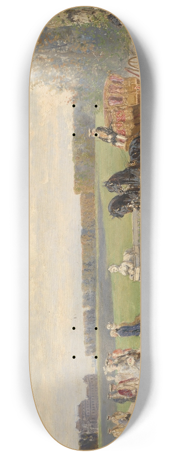 Alexander Von Bensa - Ausfahrt vor dem Schloss 8.25 inch art skate deck