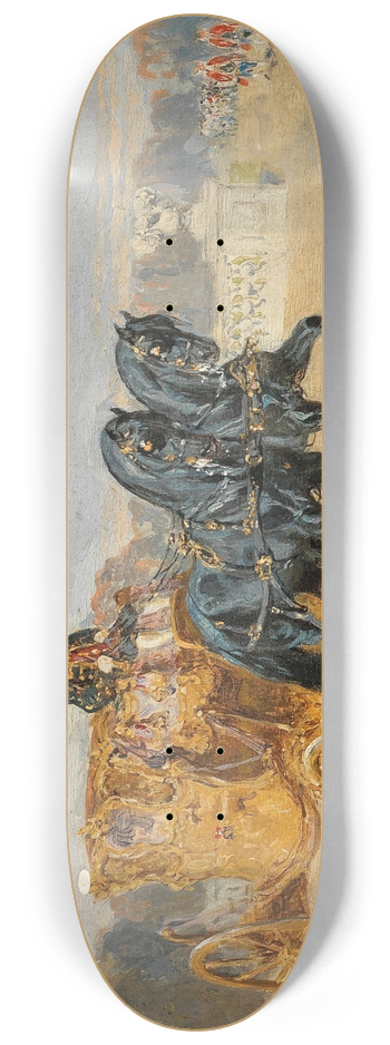 Alexander Von Bensa - Die Hofkutsche 8.25 inch art skate deck