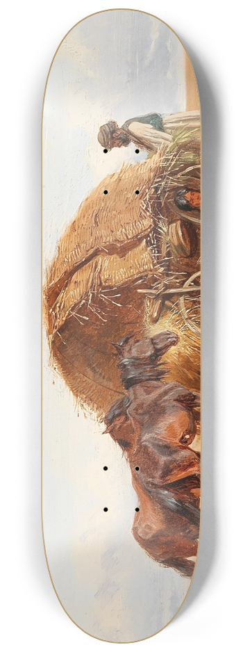 Alexander Von Bensa - Resting in the puszta 8.25 inch art skate deck