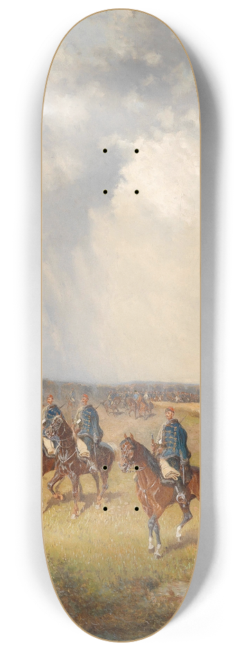 Alexander Von Bensa - Ungarische Husaren 8.25 inch art skate deck
