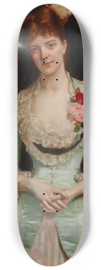 Alexandre Cabanel - Portrait Of Miss Matthews 8.25 inch art skate deck