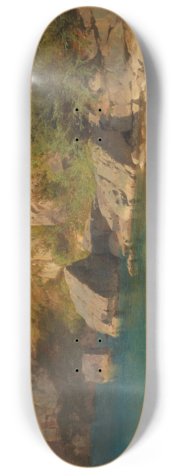 Alexandre Calame - Bei Flelen am Vierwaldstttersee 8.25 inch art skate deck