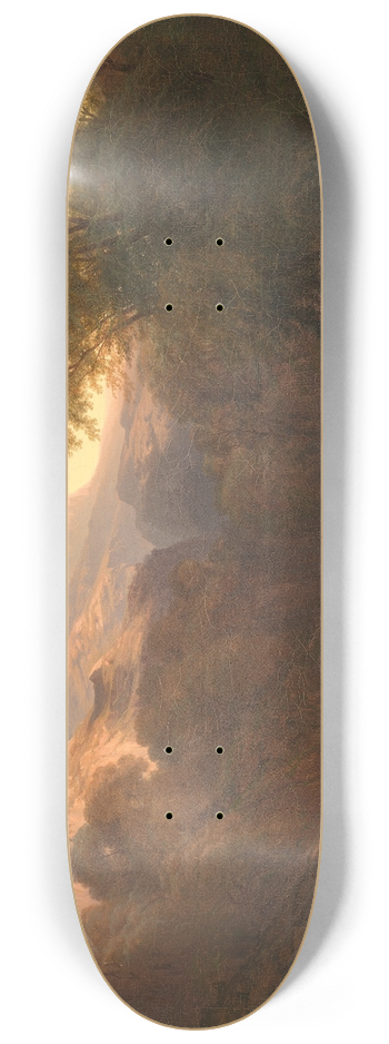 Alexandre Calame - Mountain scenery 8.25 inch art skate deck
