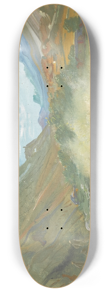 Alexandre Jacovleff - Polo Game At Misgar 8.25 inch art skate deck