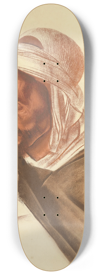 Alexandre Jacovleff - Portrait de Mohamed ben Jellul 8.25 inch art skate deck