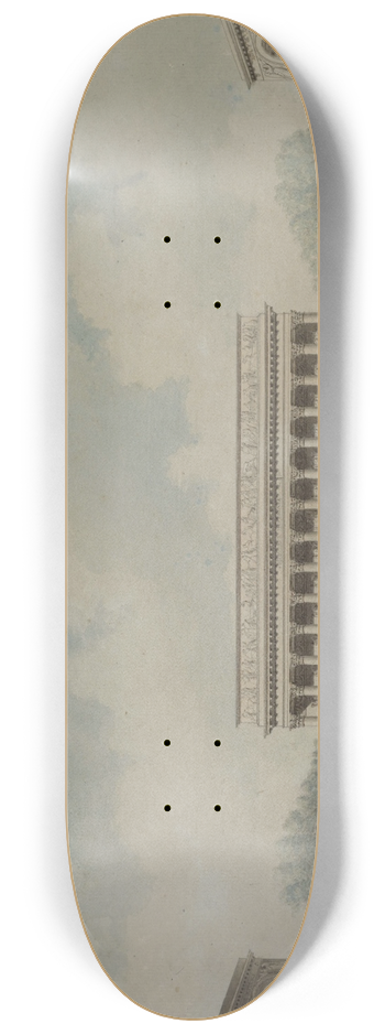 Alexandre Thodore Brongniart - Projet de place devant la Bourse 8.25 inch art skate deck