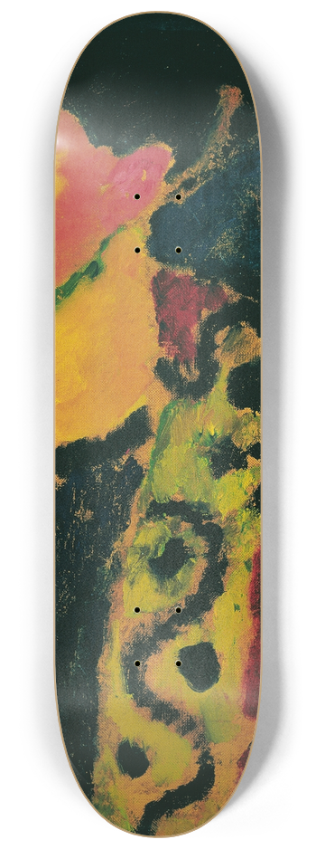 Alexej von Jawlensky - Dame vor blauem Grund 8.25 inch art skate deck