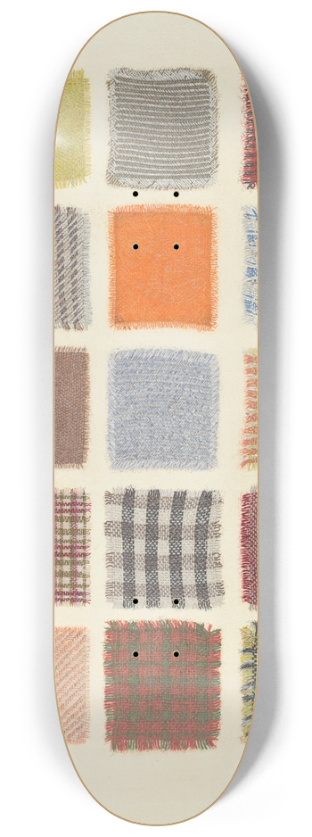 Frank J. Mace - Factory Cloth Samples 8.25 inch art skate deck