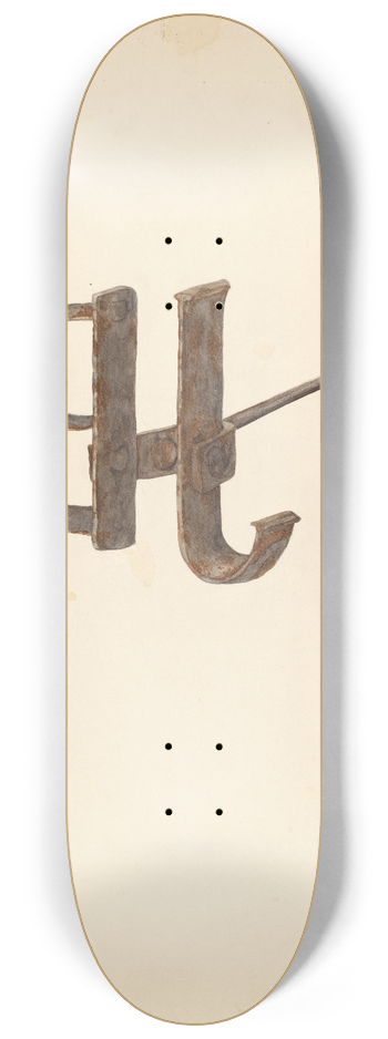 Alfonso Moreno - Branding Iron 8.25 inch art skate deck