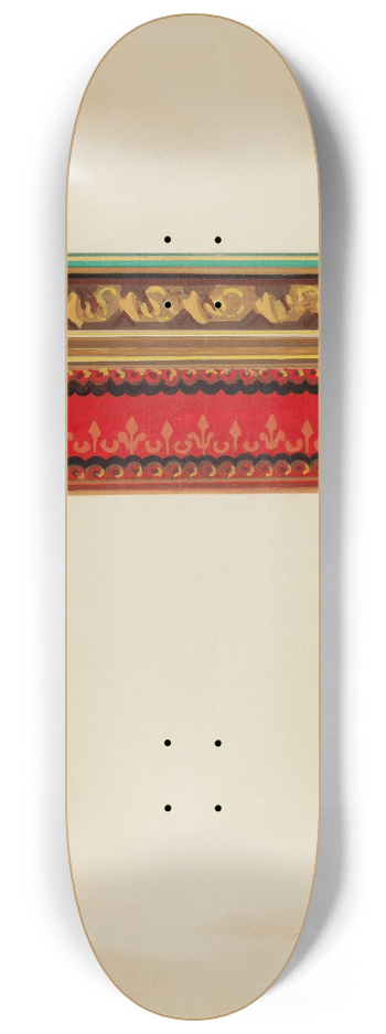 Alfonso Umana - Wall Paper Border 8.25 inch art skate deck