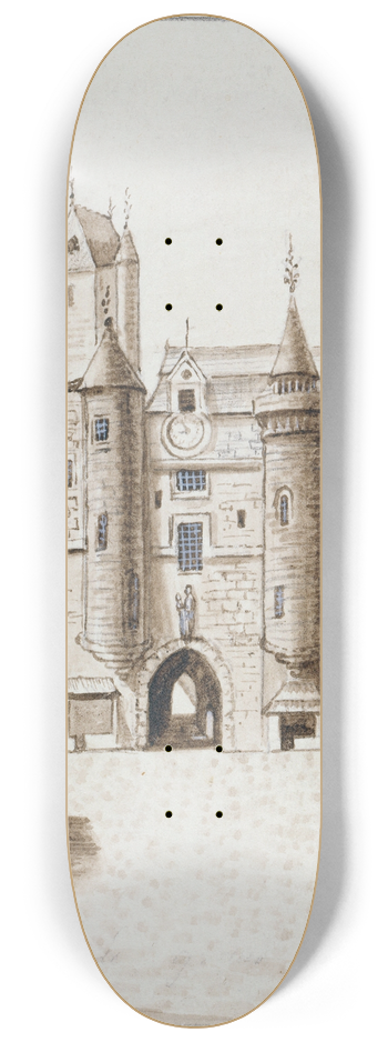 Alfred Bonnardot - Le grand Chtelet 8.25 inch art skate deck