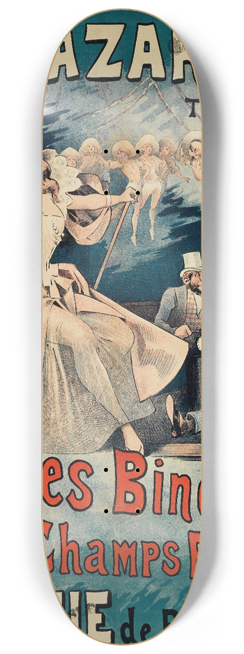 Alfred Choubrac - Ptites Binettes,Champs Elyses 8.25 inch art skate deck