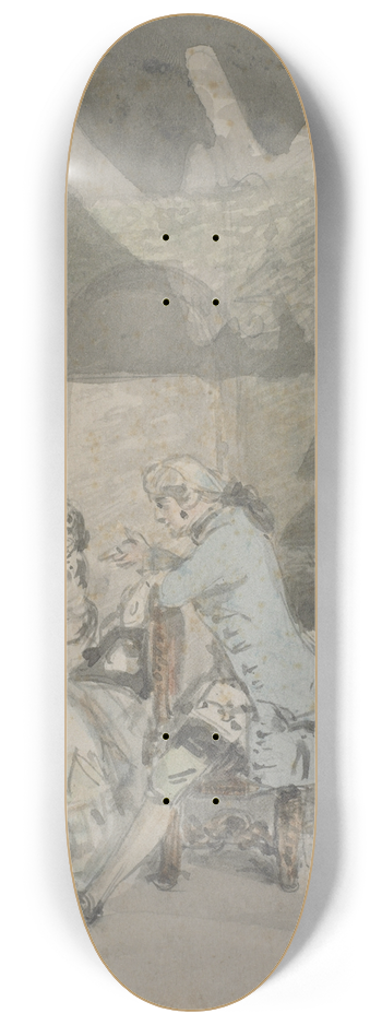 Alfred Crowquill - Conversation piece 8.25 inch art skate deck