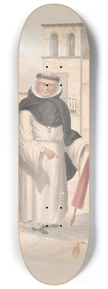 Alfred Diston - Dominican Friar 8.25 inch art skate deck