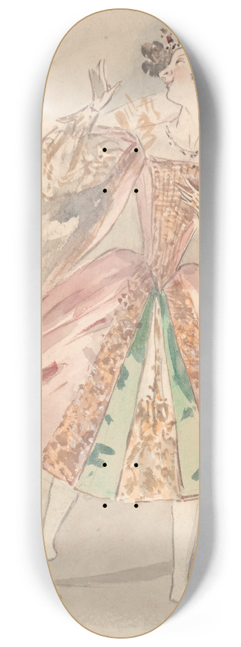 Alfred Edward Chalon - A Dancer 8.25 inch art skate deck