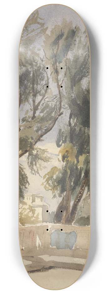 Alfred Elmore - The Terrace 8.25 inch art skate deck