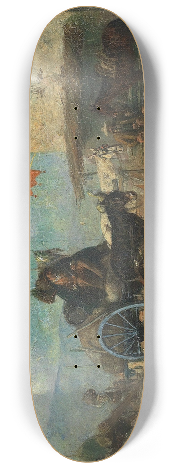 Alfred Friedlnder - Rast vor der Schenke 8.25 inch art skate deck