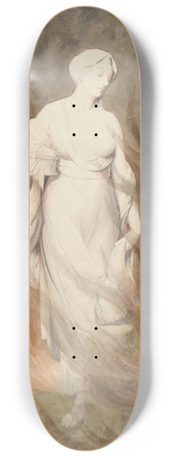Alfred George Stevens - Lots Wife 8.25 inch art skate deck