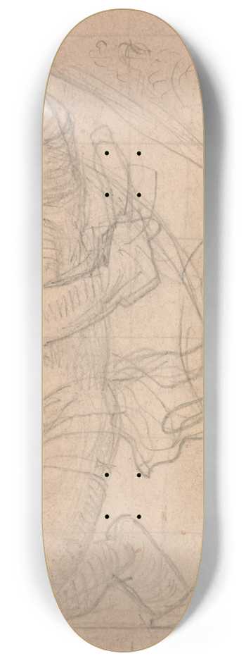 Alfred George Stevens - The Woodcutter 8.25 inch art skate deck