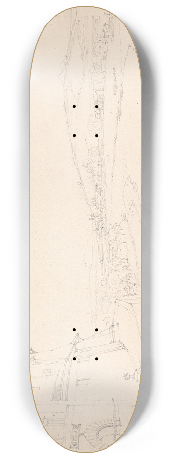 Alfred Gomersal Vickers - Crakow 8.25 inch art skate deck