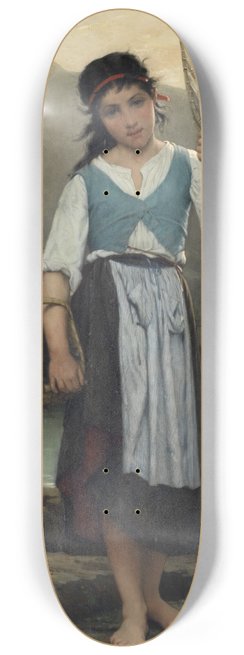 Alfred Guillou - The Mussel Gatherer 8.25 inch art skate deck