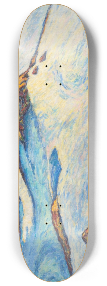 Alfred Hermann Helberger - Glaciers 8.25 inch art skate deck