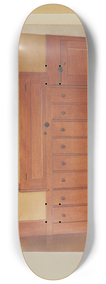 Alfred H. Smith - Built-in Cupboard and Drawers 8.25 inch art skate deck