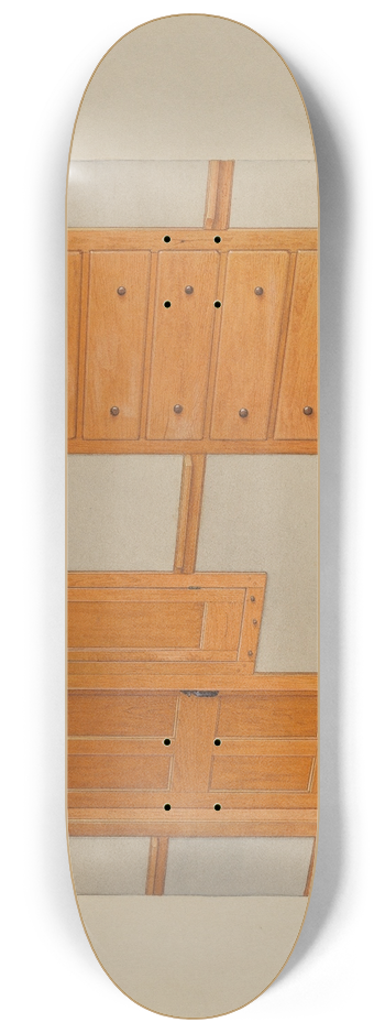 Alfred H. Smith - Built-in Drawers and Cupboards 8.25 inch art skate deck