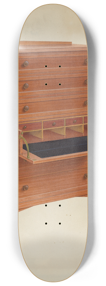 Alfred H. Smith - Shaker Secretary 8.25 inch art skate deck