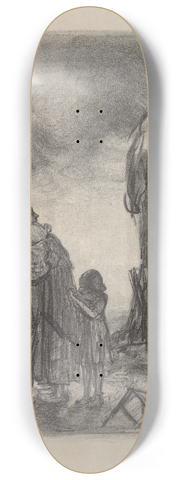 Albert Sterner - Homeless 8.25 inch art skate deck