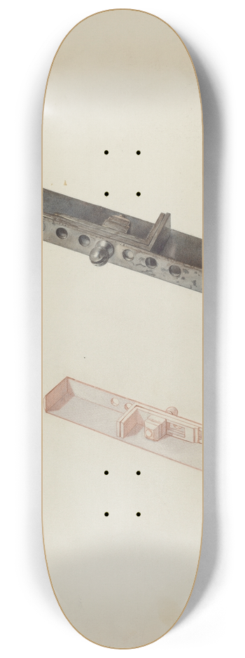 Alfred Koehn - Printers Measure 8.25 inch art skate deck