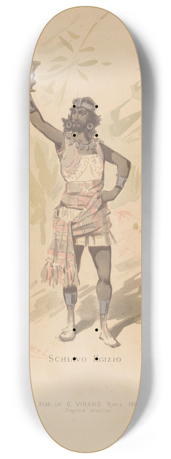 Alfredo Edel - Shiavo Egizio 8.25 inch art skate deck