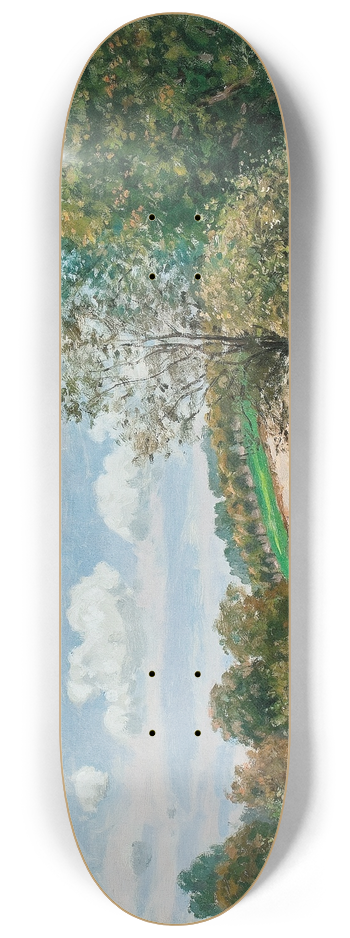 Alfred Sisley - La Route De Verrieres 8.25 inch art skate deck