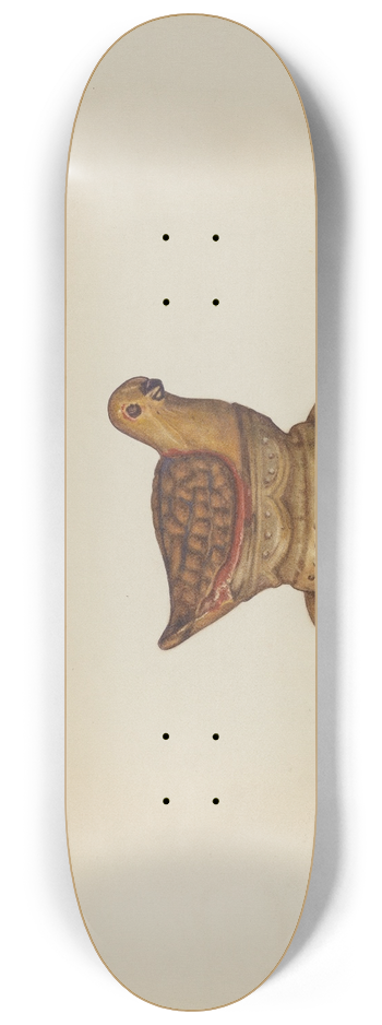 Frank McEntee - Pa. German Chalkware Chicken 8.25 inch art skate deck