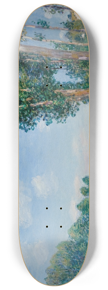Alfred Sisley - Saint-Mamms. June Sunshine 8.25 inch art skate deck