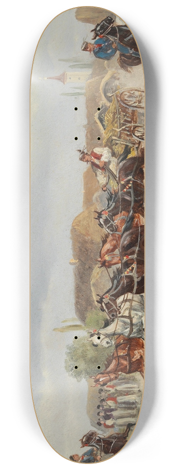 Alfred Steinacker - Pferdemarkt 8.25 inch art skate deck