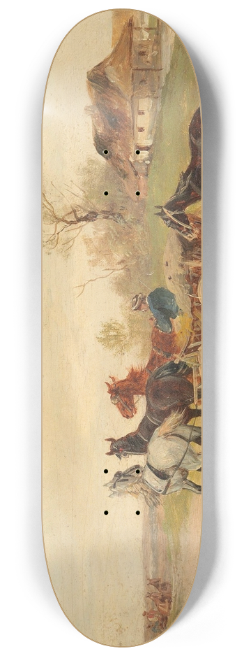 Alfred Steinacker - Ungarisches Marktfuhrwerk 8.25 inch art skate deck