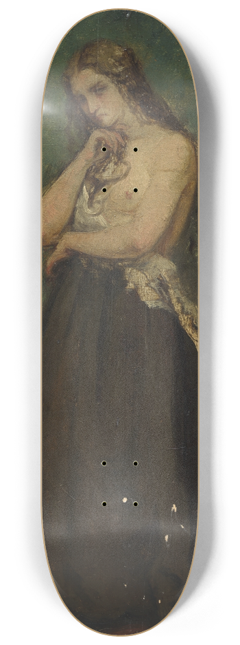 Alfred Stevens - Study of a Model 8.25 inch art skate deck