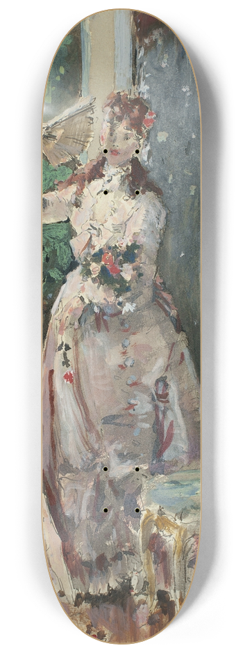 Alfred Stevens - The Corner of the Balcony 8.25 inch art skate deck