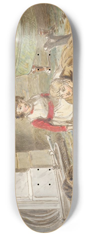 Alfred W. Cooper - About Cats 8.25 inch art skate deck