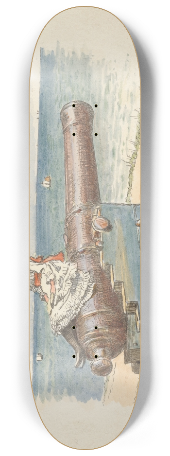 Alfred W. Cooper - By the Sea 8.25 inch art skate deck