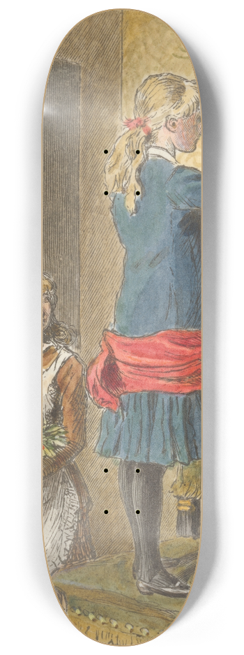 Alfred W. Cooper - Christmas 8.25 inch art skate deck