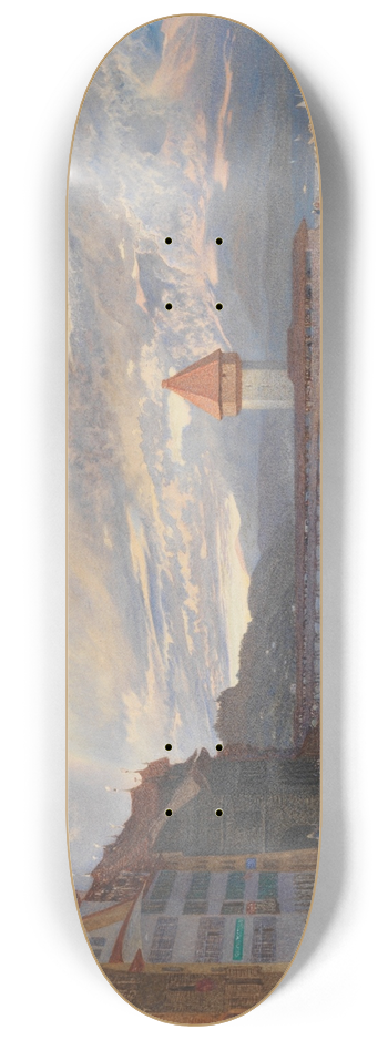 Alfred William Hunt - Lucerne 8.25 inch art skate deck