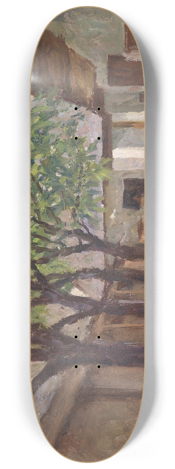 Alfred Zoff - Bauernhuser bei Klagenfurt 8.25 inch art skate deck