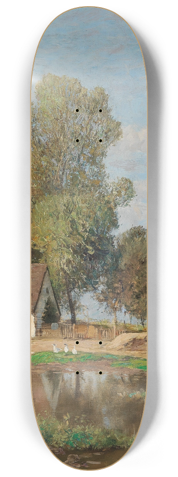 Alfred Zoff - Lndliche Idylle 8.25 inch art skate deck