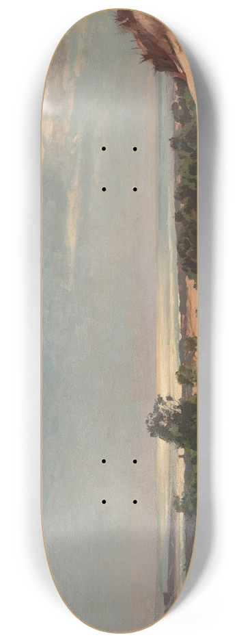 Algernon Talmage - Blue and silver, Pas-de-Calais 8.25 inch art skate deck