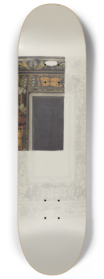 Alice Cosgrove - Toleware Tray 8.25 inch art skate deck