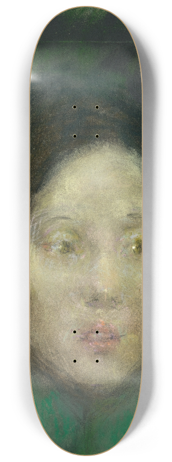 Alice Pike Barney - An Oriental 8.25 inch art skate deck